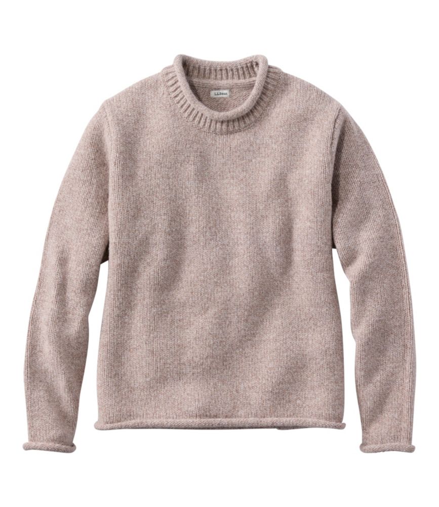 Women's Bean's Classic Ragg Wool Sweater, Rollneck