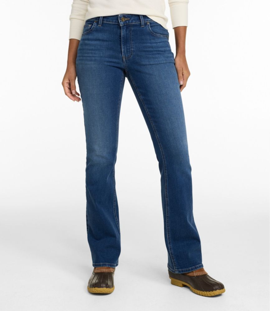 Women's L.L.Bean Go-Anywhere Jeans, Mid-Rise Bootcut