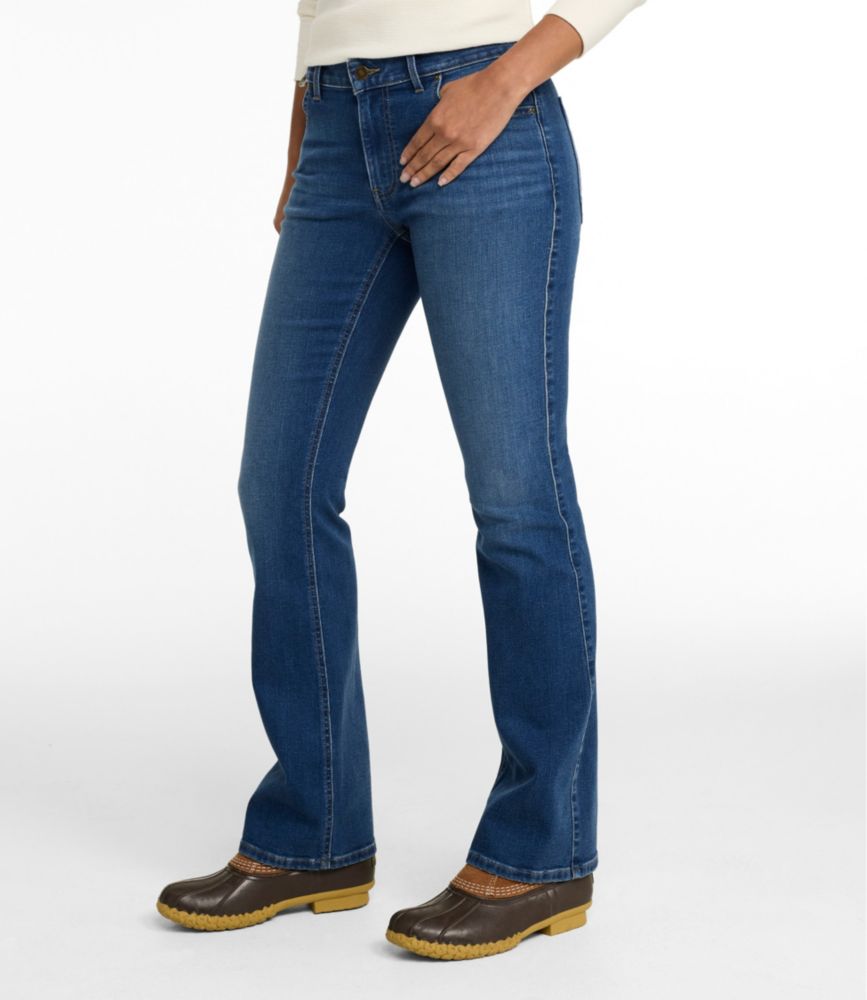 Women's L.L.Bean Go-Anywhere Jeans, Mid-Rise Bootcut