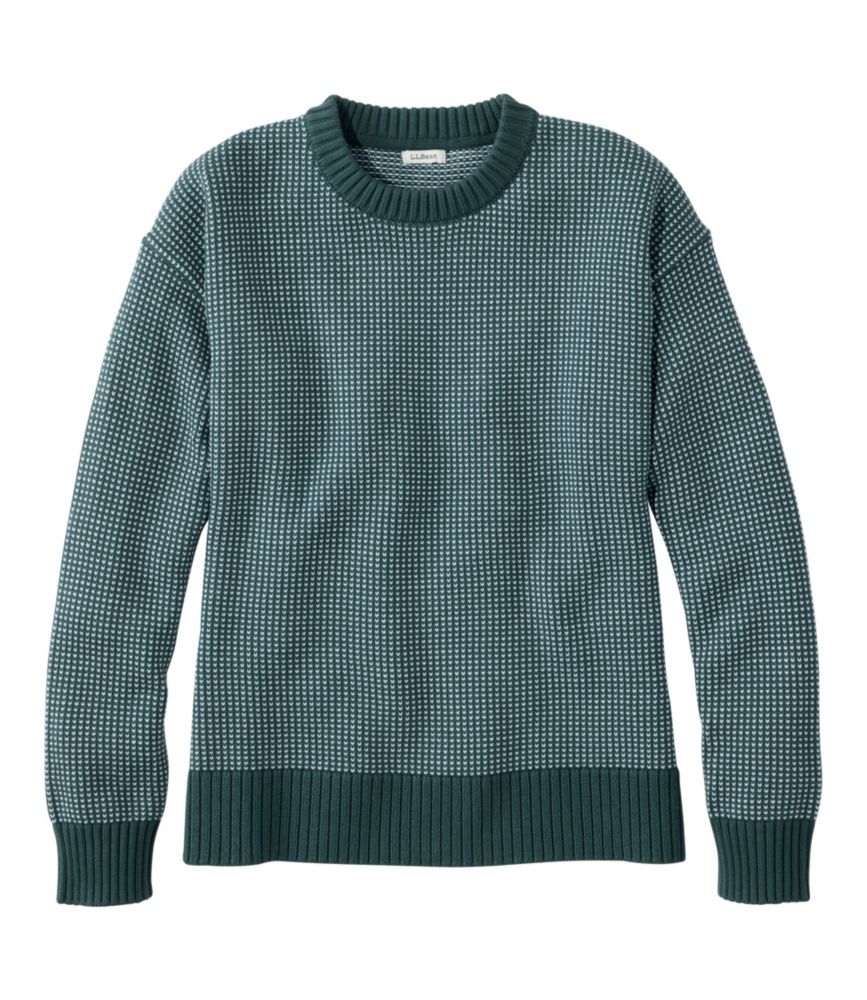 Women's The Original Double L® Sweater, Crewneck Bird's-Eye