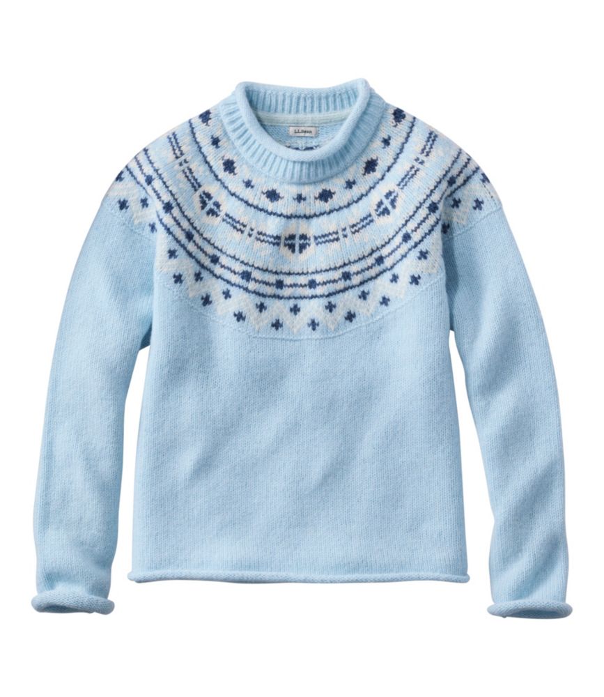 Women's Bean's Classic Ragg Wool Sweater, Rollneck Novelty