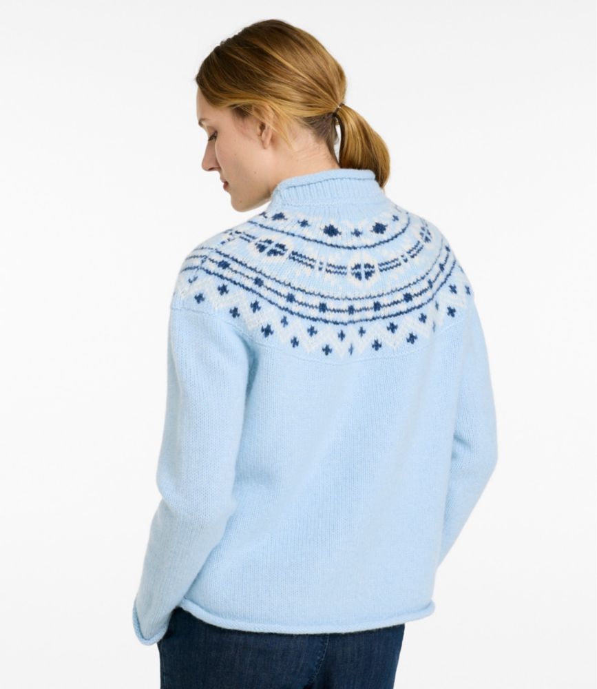 Women's Bean's Classic Ragg Wool Sweater, Rollneck Novelty