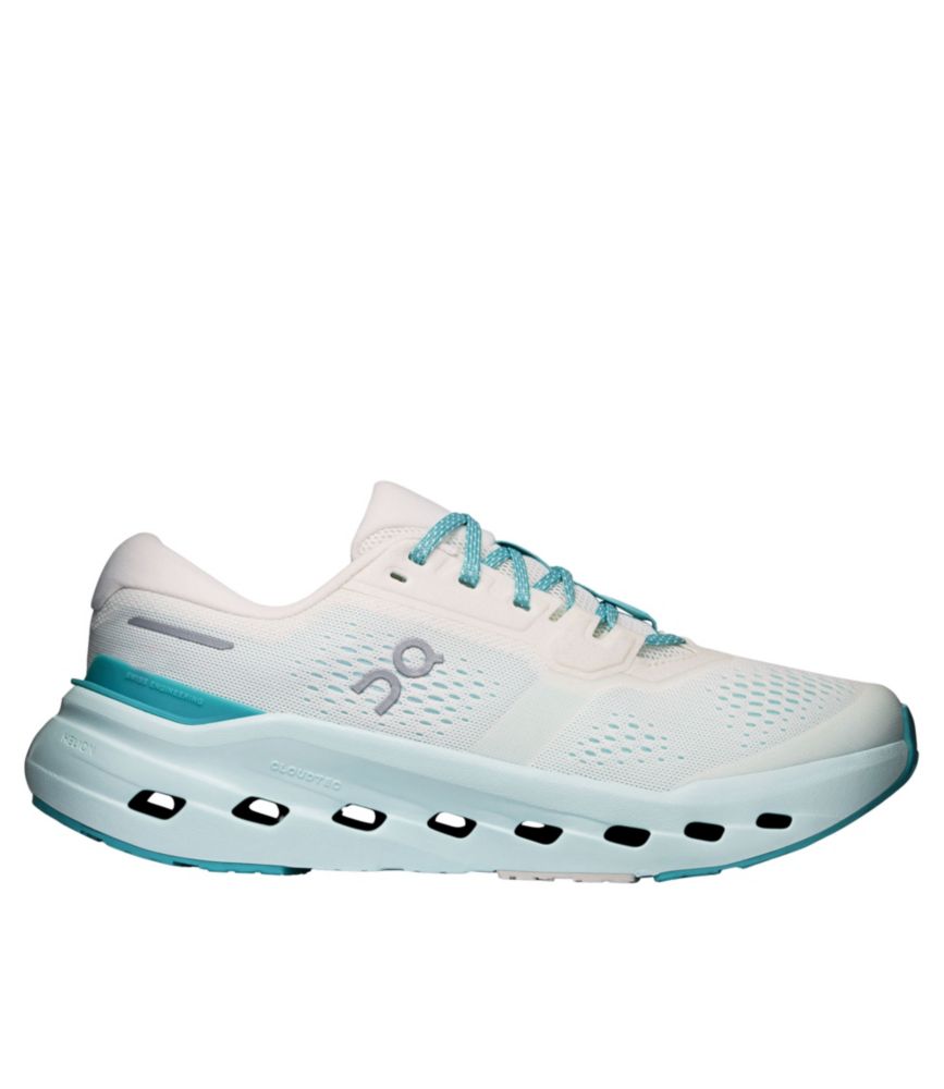Women's On Cloudrunner 3 Running Shoes Ivory/Aquamarine 8(B), Rubber