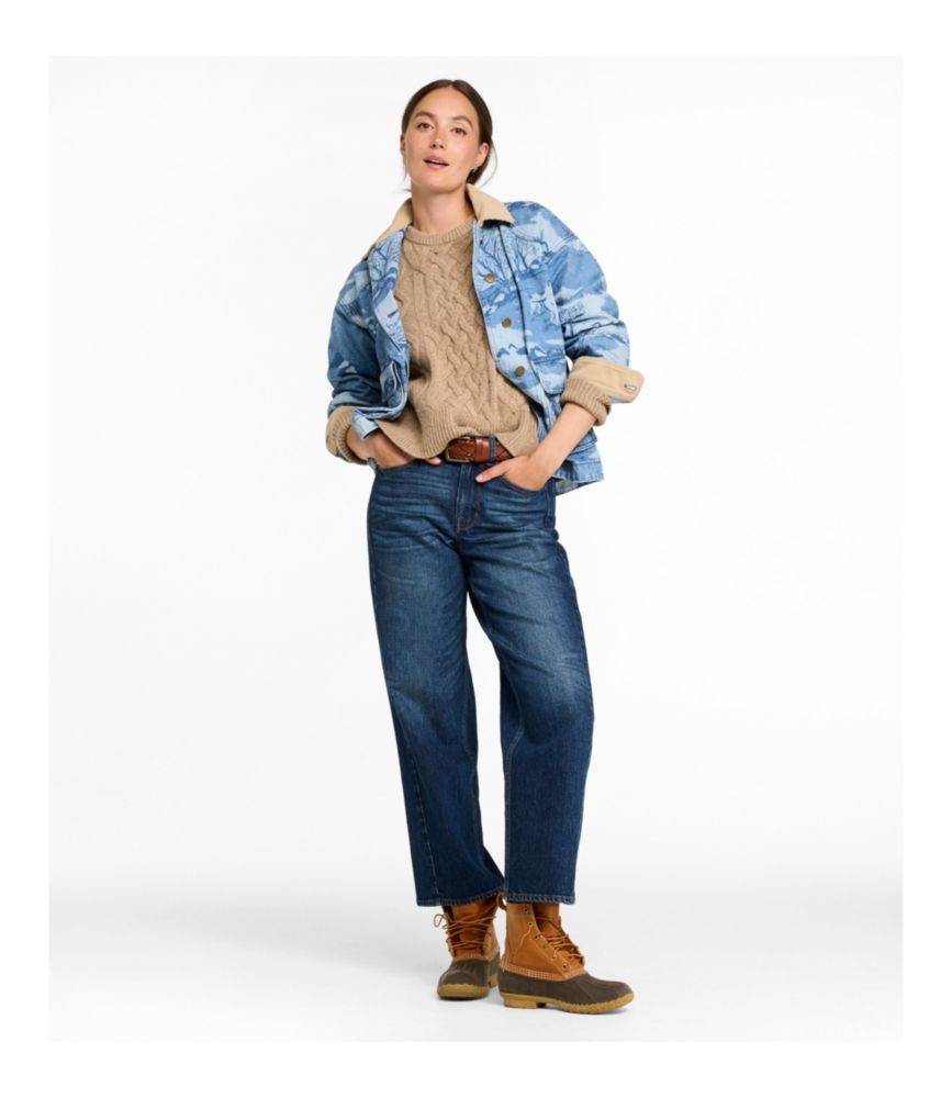 Women's Signature Double L® Denim Barn Coat, Novelty