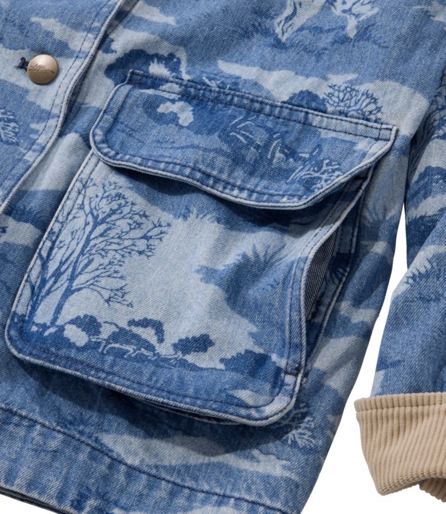 Women's Signature Double L® Denim Barn Coat, Novelty