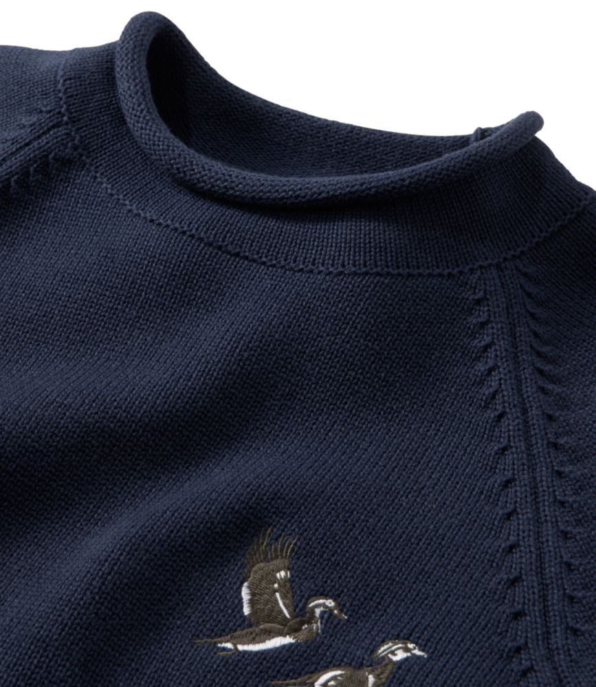 Men's The Original Double L&reg; Rollneck Sweater, Novelty, Classic Navy Duck, small image number 6