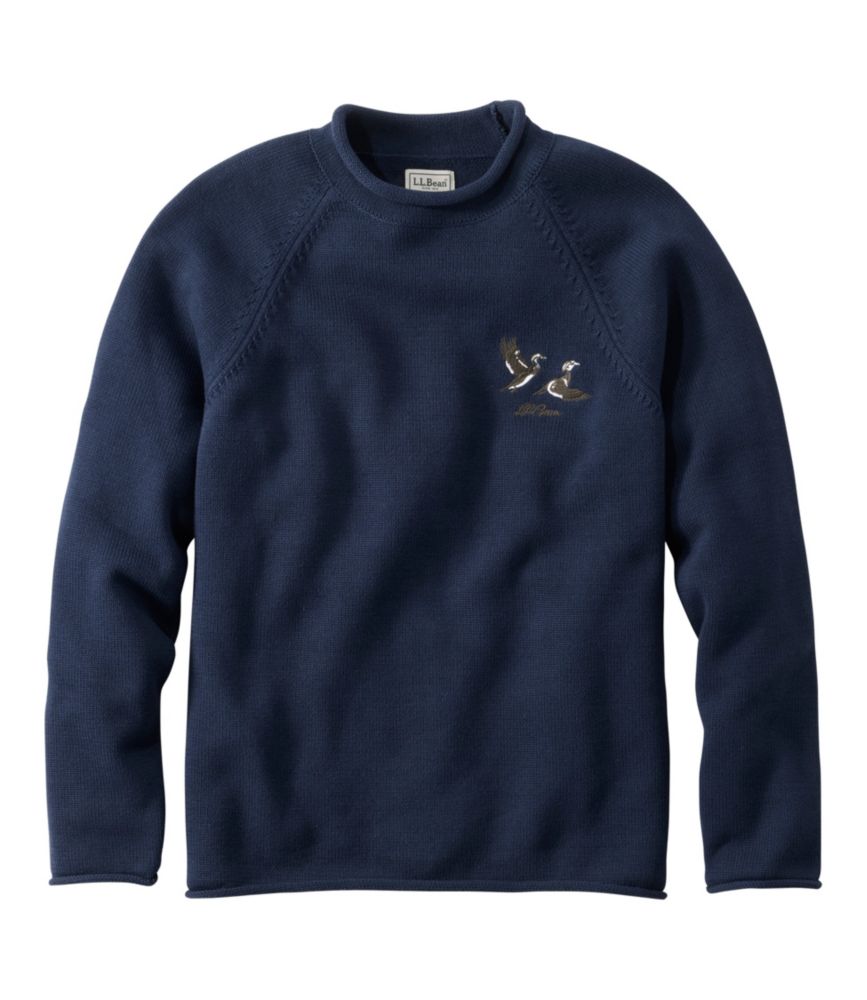 Men's The Original Double L® Rollneck Sweater, Novelty