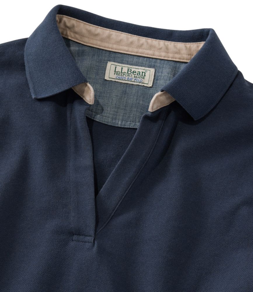 Women's Casco Bay Polo, Short-Sleeve, Carbon Navy, small image number 4