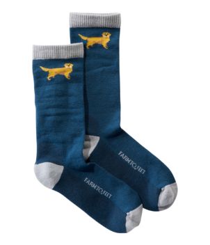 Adults' Farm to Feet Dog Collection Crew Socks, New
