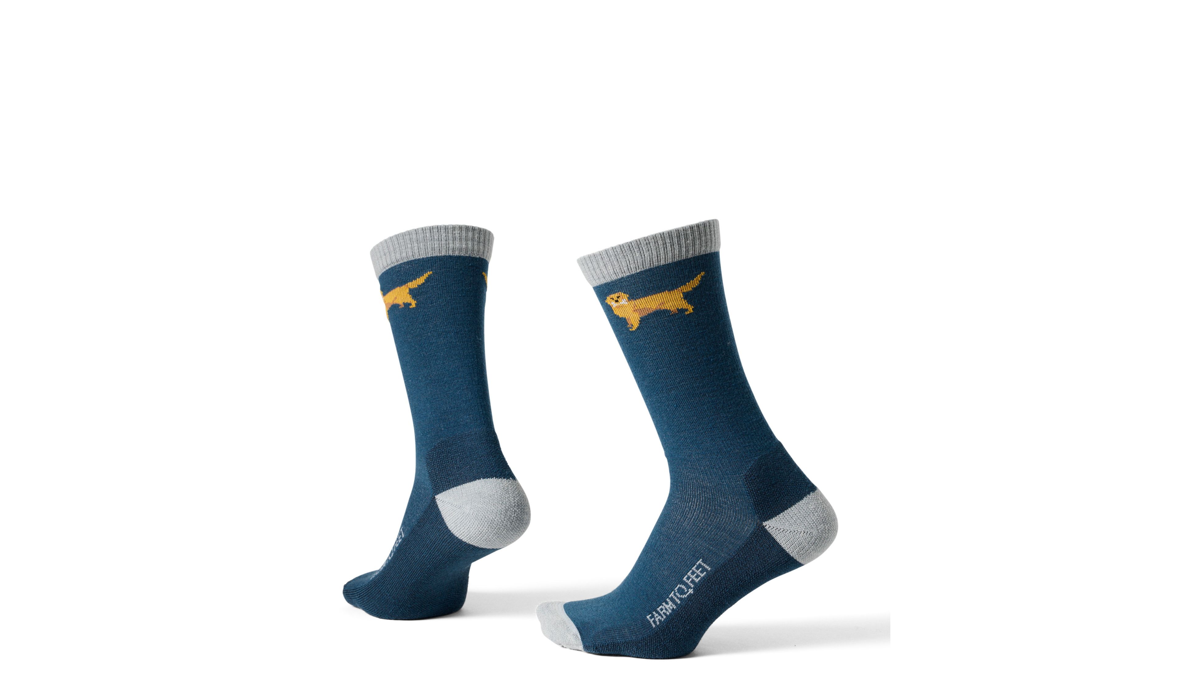 Adults' Farm to Feet Dog Collection Crew Socks
