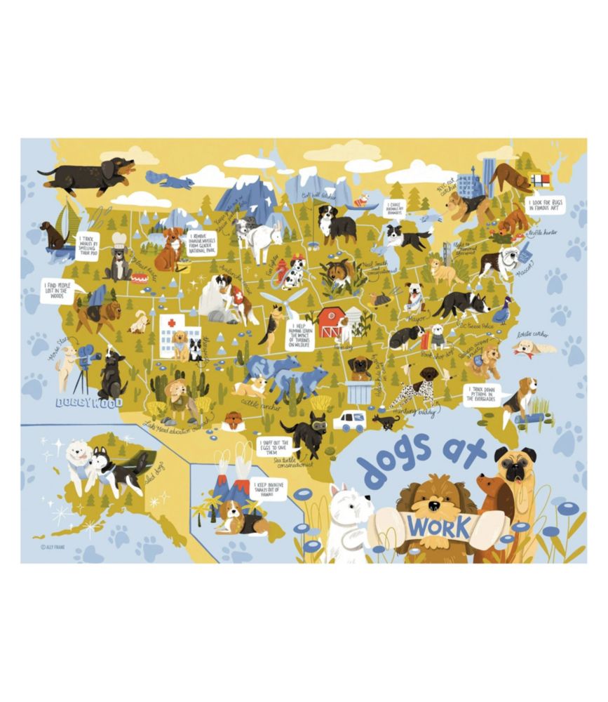 Dogs at Work Puzzle, 500 Pieces
