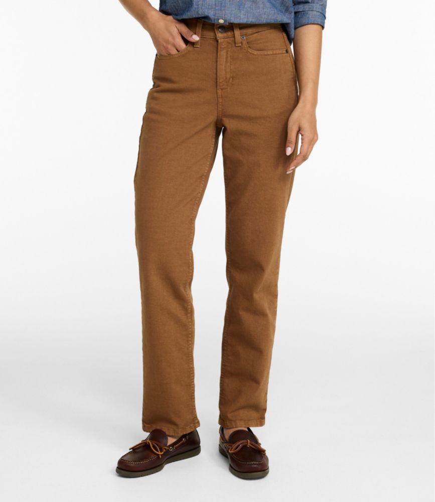 Women's 207 Vintage Jeans, High-Rise Stovepipe Ankle, Colors, Maple Brown, small image number 2