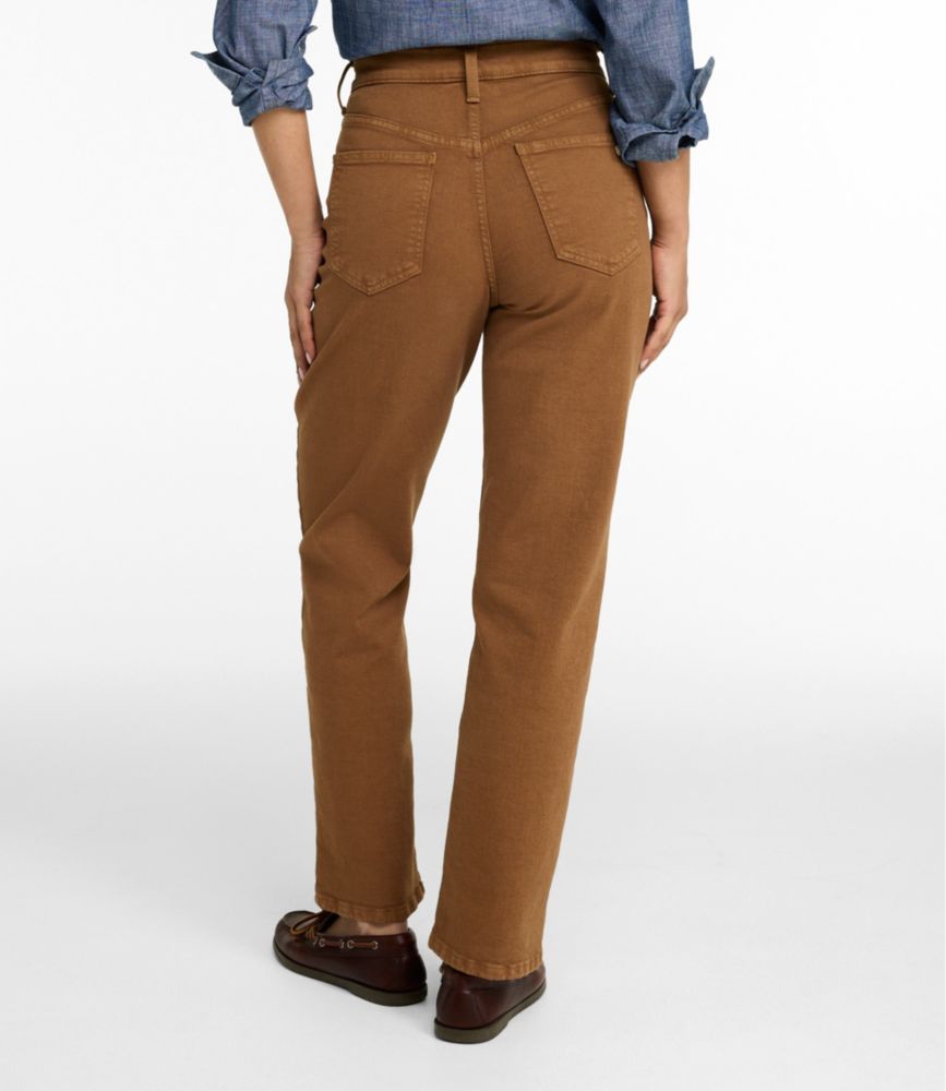 Women's 207 Vintage Jeans, High-Rise Stovepipe Ankle, Colors, Maple Brown, small image number 3