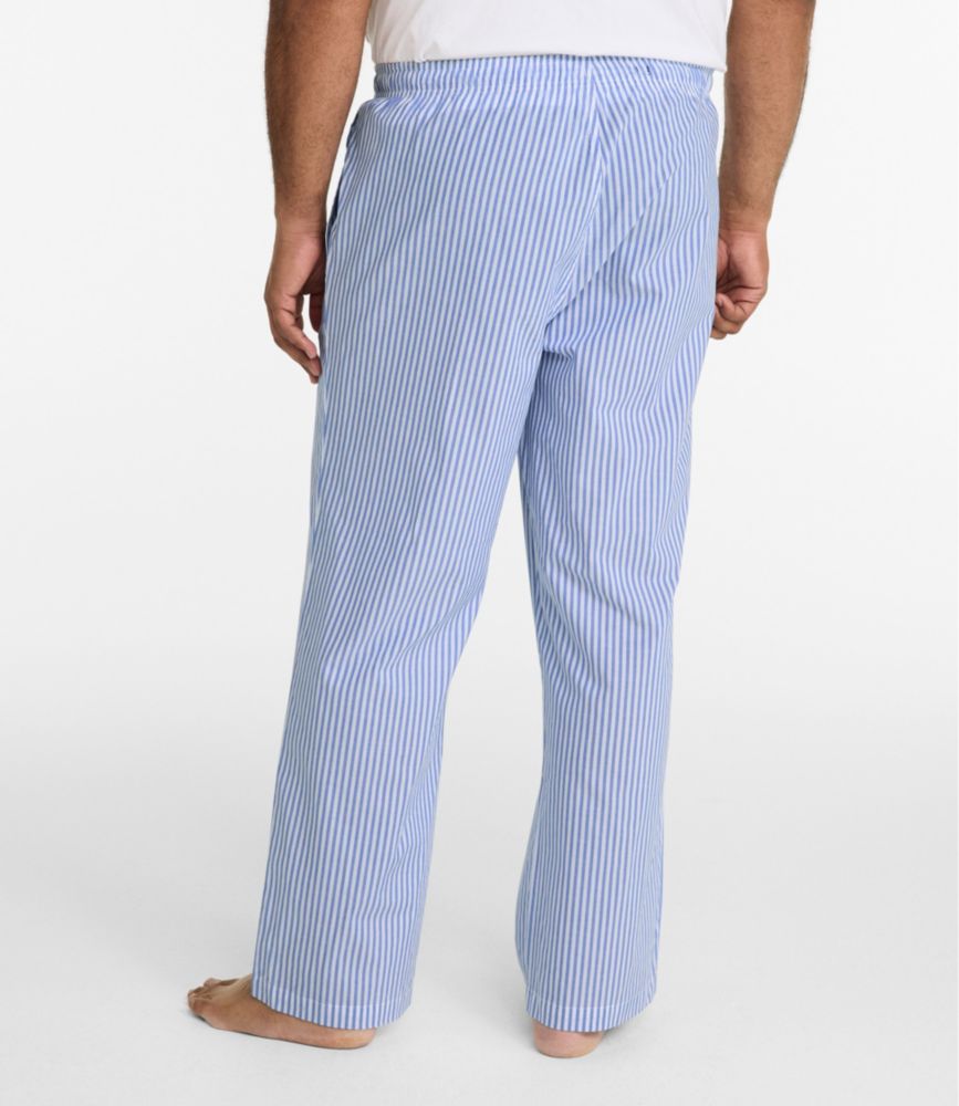 Men's Bean's Poplin Sleep Pants, Blue Tide, small image number 5