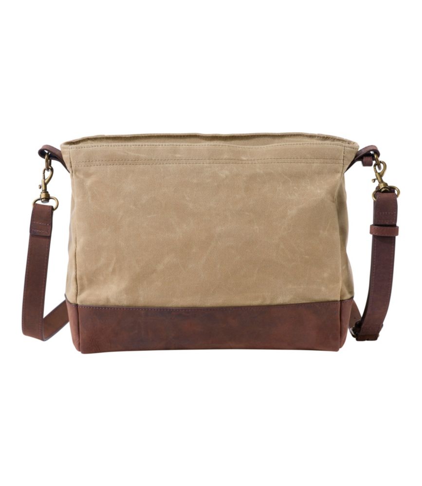 Waxed Canvas Crossbody, Large