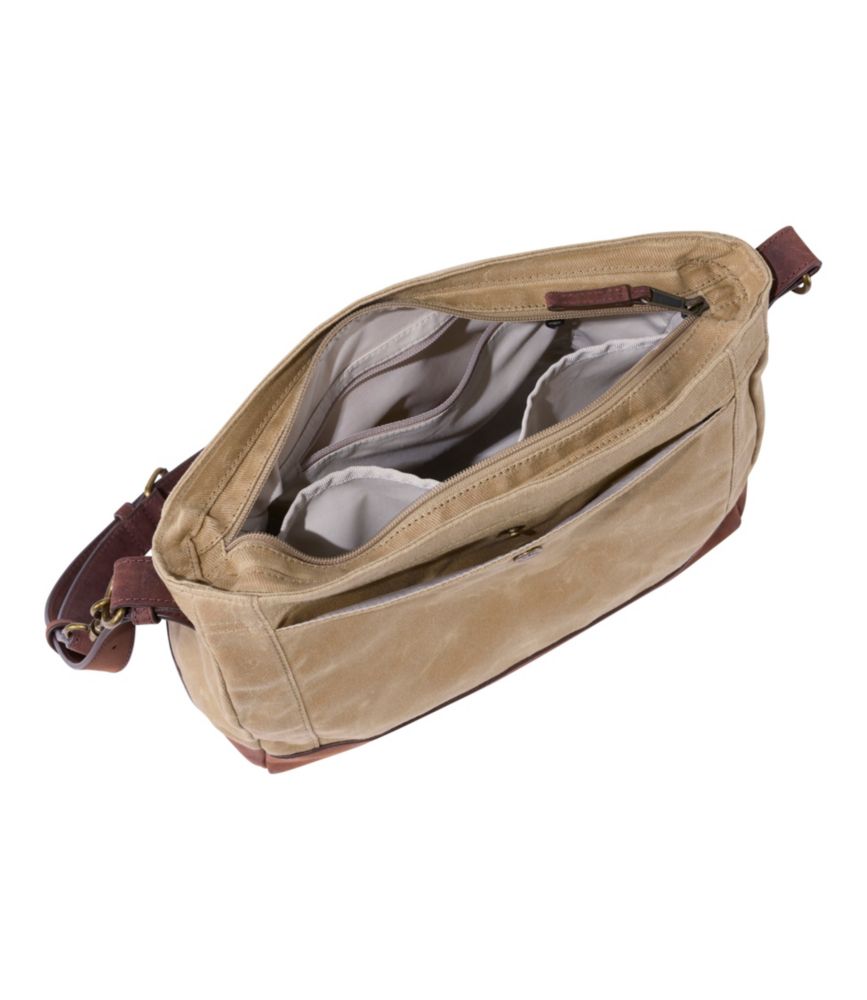 Waxed Canvas Crossbody, Large
