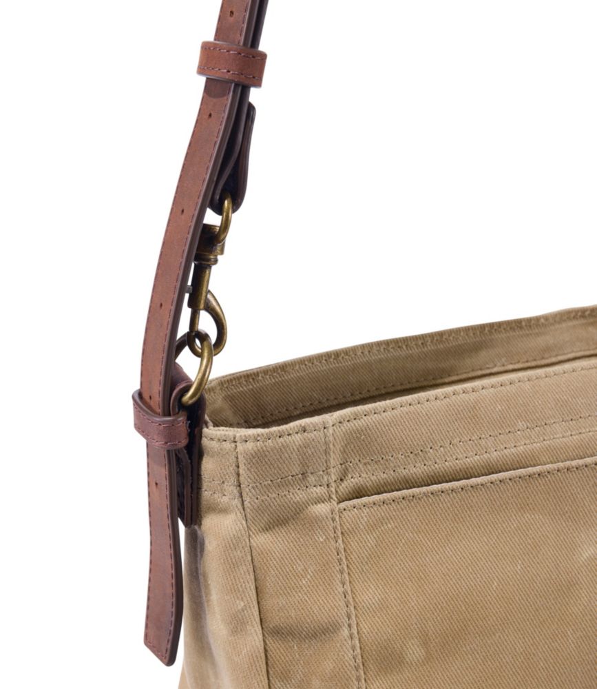 Waxed Canvas Crossbody, Large