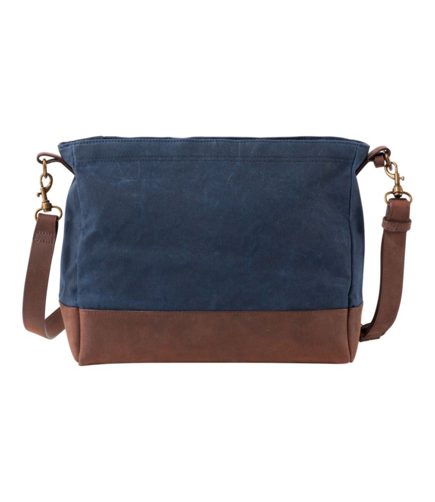 Waxed Canvas Crossbody, Large