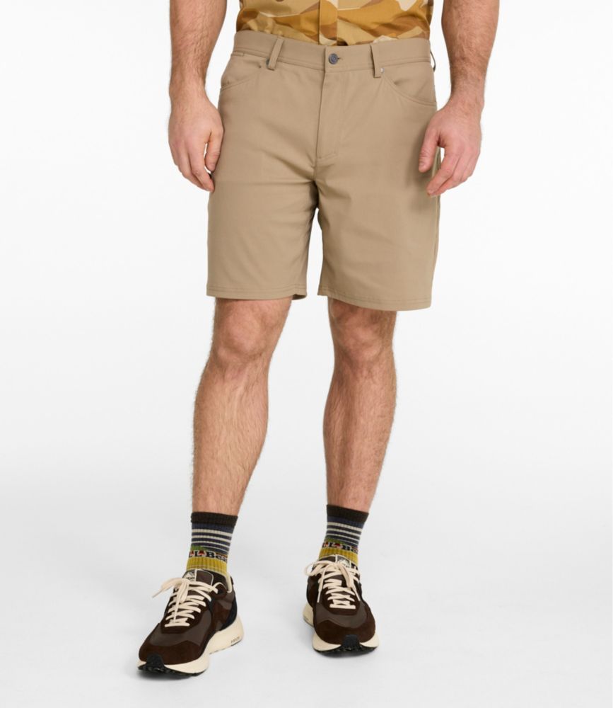 Men's VentureStretch Five-Pocket Shorts, 9", Carbon Navy, small image number 4