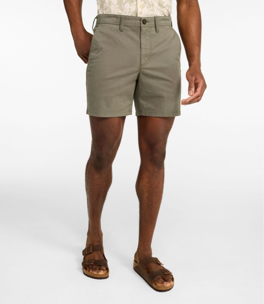 Men's Sunwashed Khaki Shorts, 7"