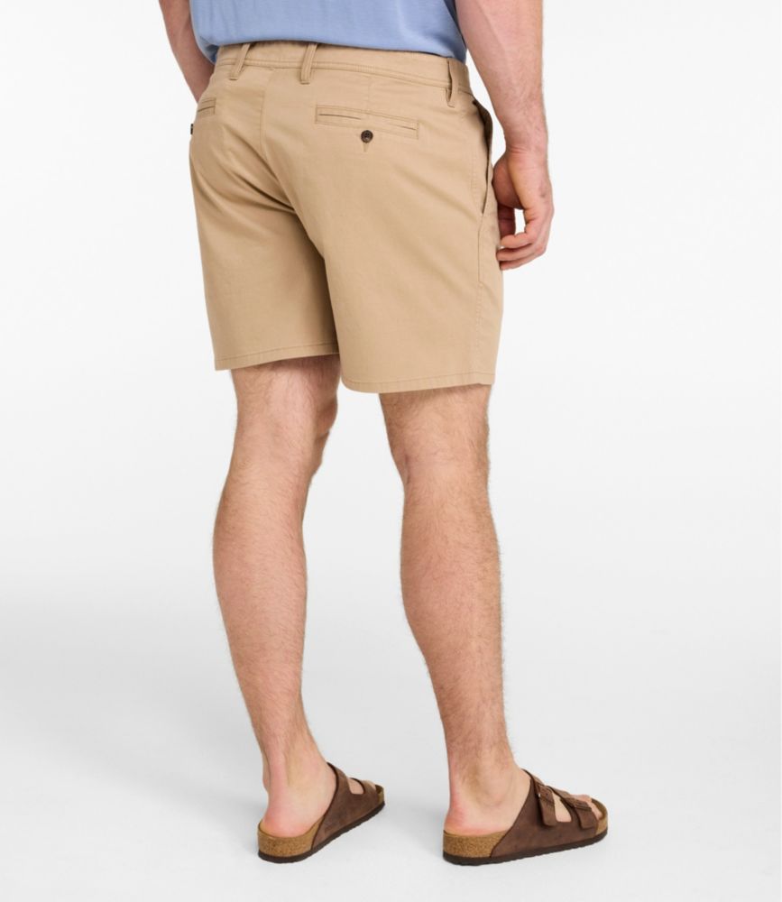 Men's Sunwashed Khaki Shorts, 7", Carbon Navy, small image number 5