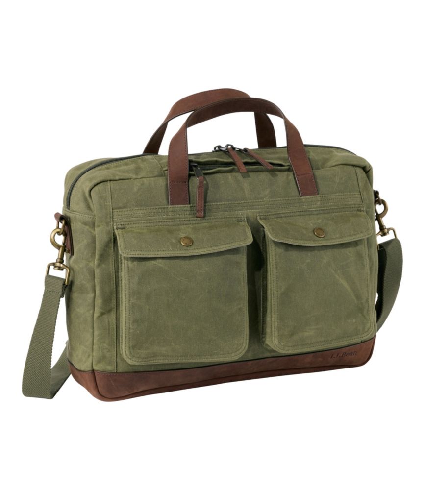 Waxed Canvas Briefcase