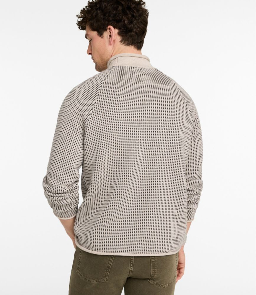 Men's The Original Double L&reg; Rollneck Sweater, Bird's-Eye, Oatmeal Birdseye, small image number 3
