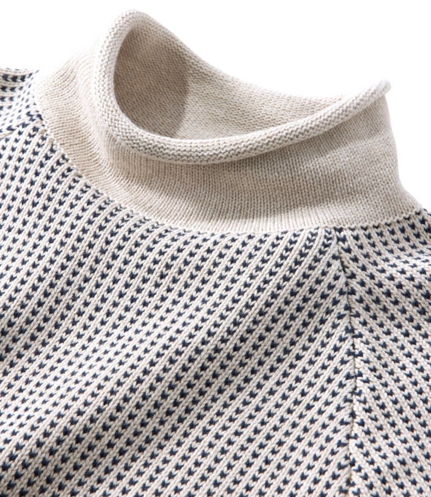 Men's The Original Double L&reg; Rollneck Sweater, Bird's-Eye, Oatmeal Birdseye, small image number 6