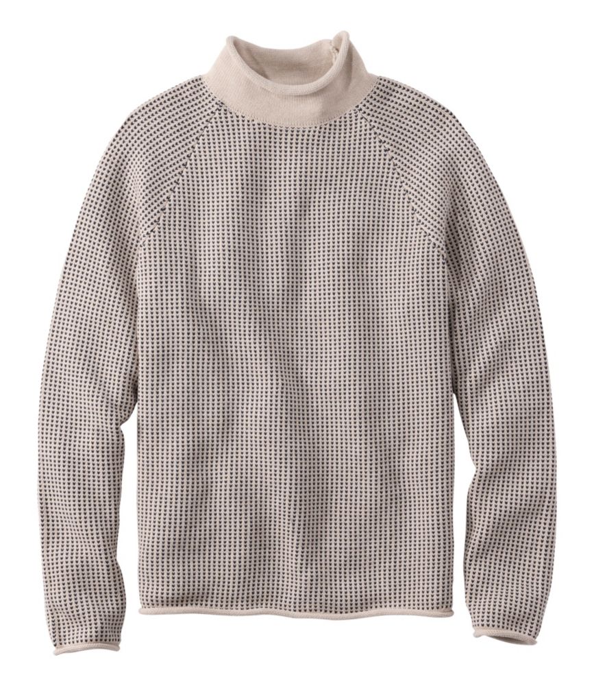 Men's The Original Double L® Rollneck Sweater, Bird's-Eye