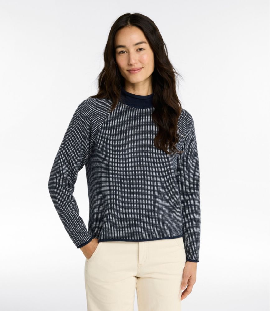 Women's The Original Double L® Sweater, Rollneck Bird's-Eye, New