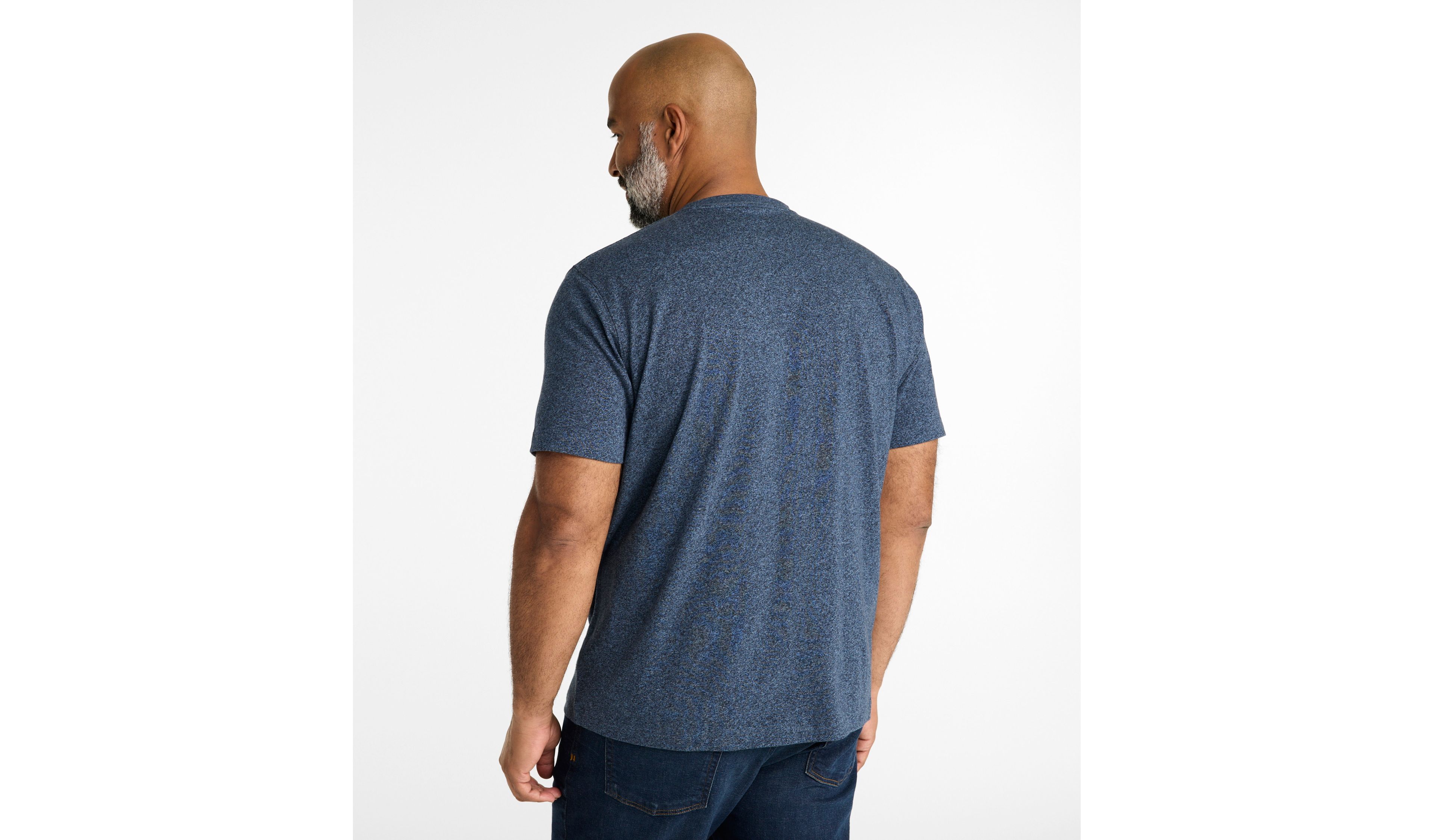Men's Carefree Unshrinkable Tee, Slightly Fitted, Short-Sleeve