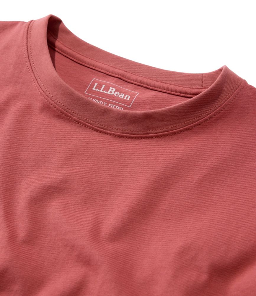 Men's Carefree Unshrinkable Tee, Slightly Fitted, Short-Sleeve, Delta Blue, small image number 6