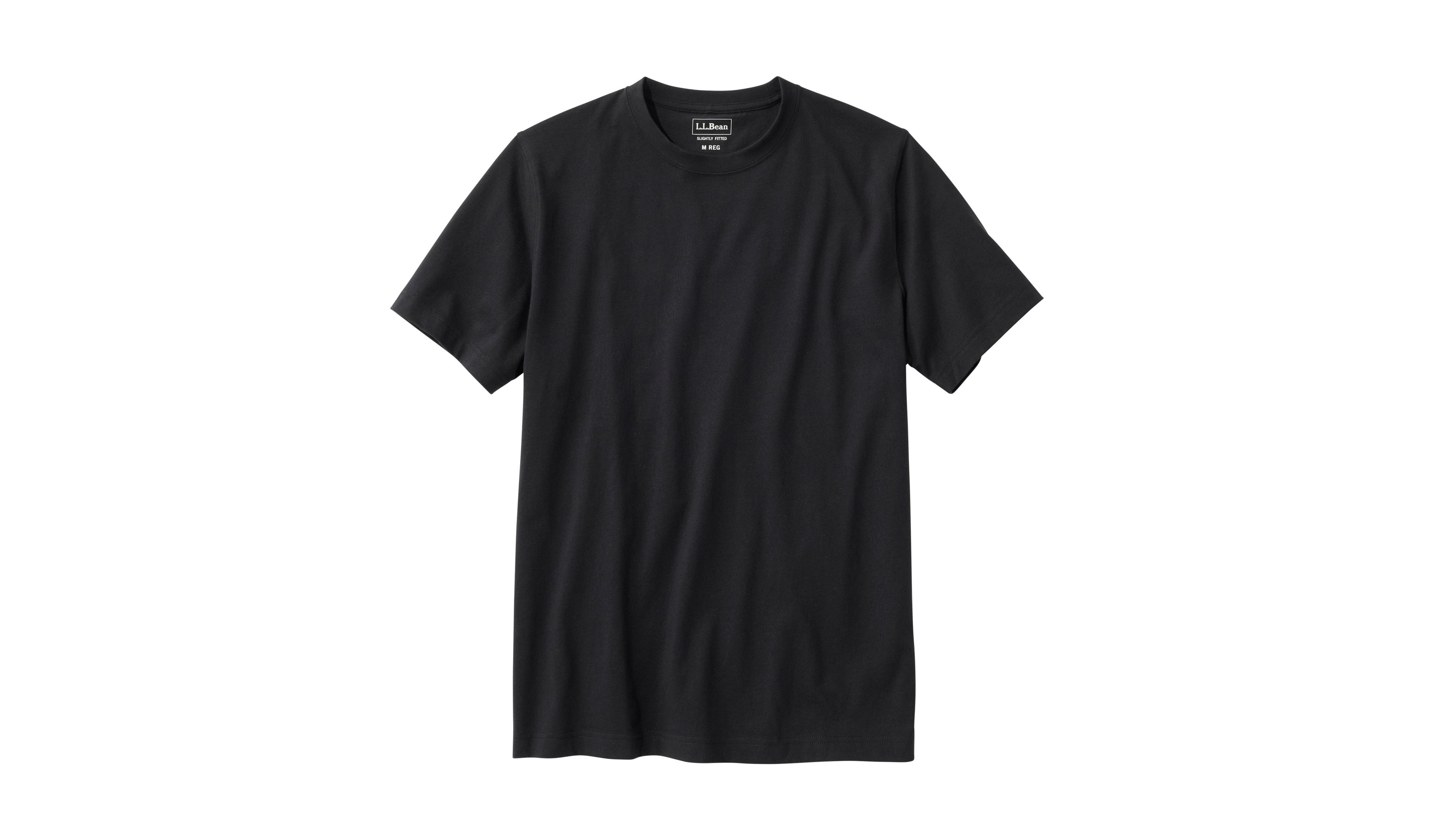 Men's Carefree Unshrinkable Tee, Slightly Fitted, Short-Sleeve