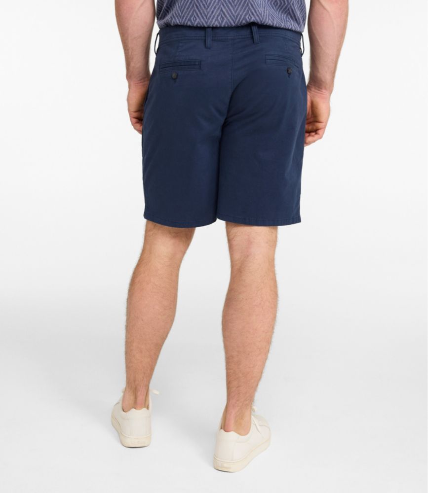 Men's Sunwashed Khaki Shorts, 9", Carbon Navy, small image number 5
