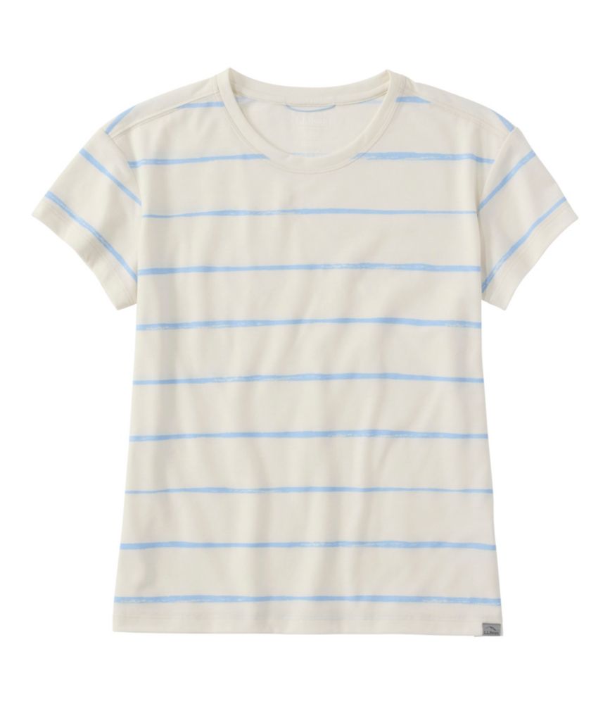 Women's Mountainside Crewneck Tee, Short-Sleeve Stripe