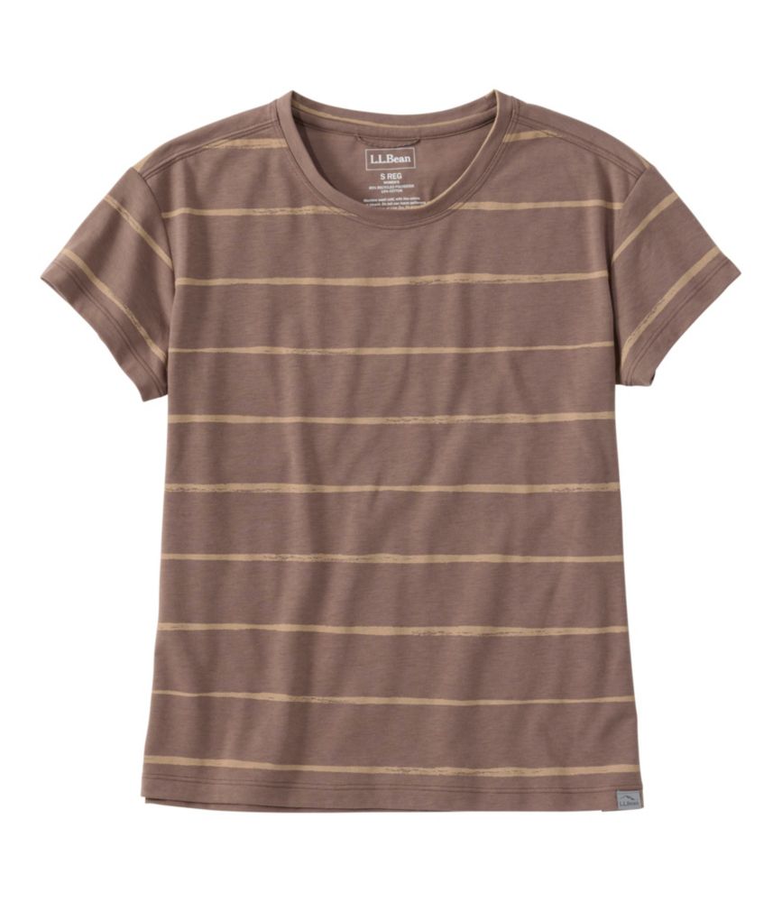 Women's Mountainside Crewneck Tee, Short-Sleeve Stripe