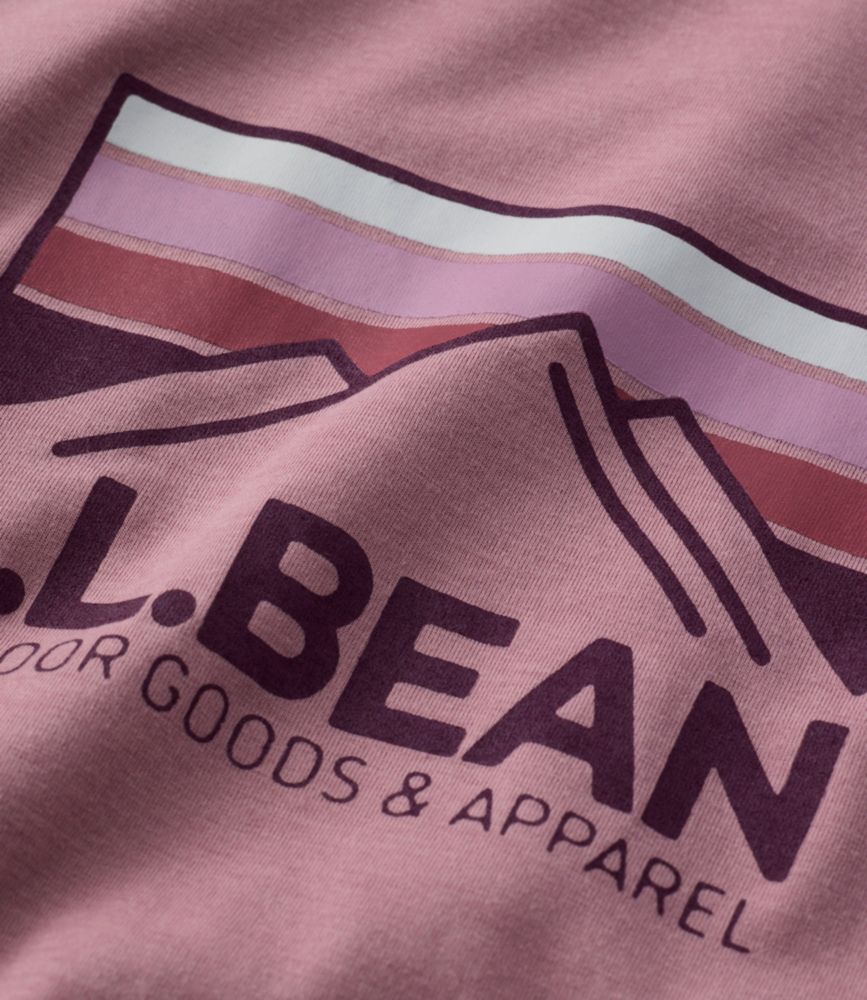 Women's Mountainside Crewneck Tee, Short-Sleeve Graphic, Washed Orchid Logo, small image number 4