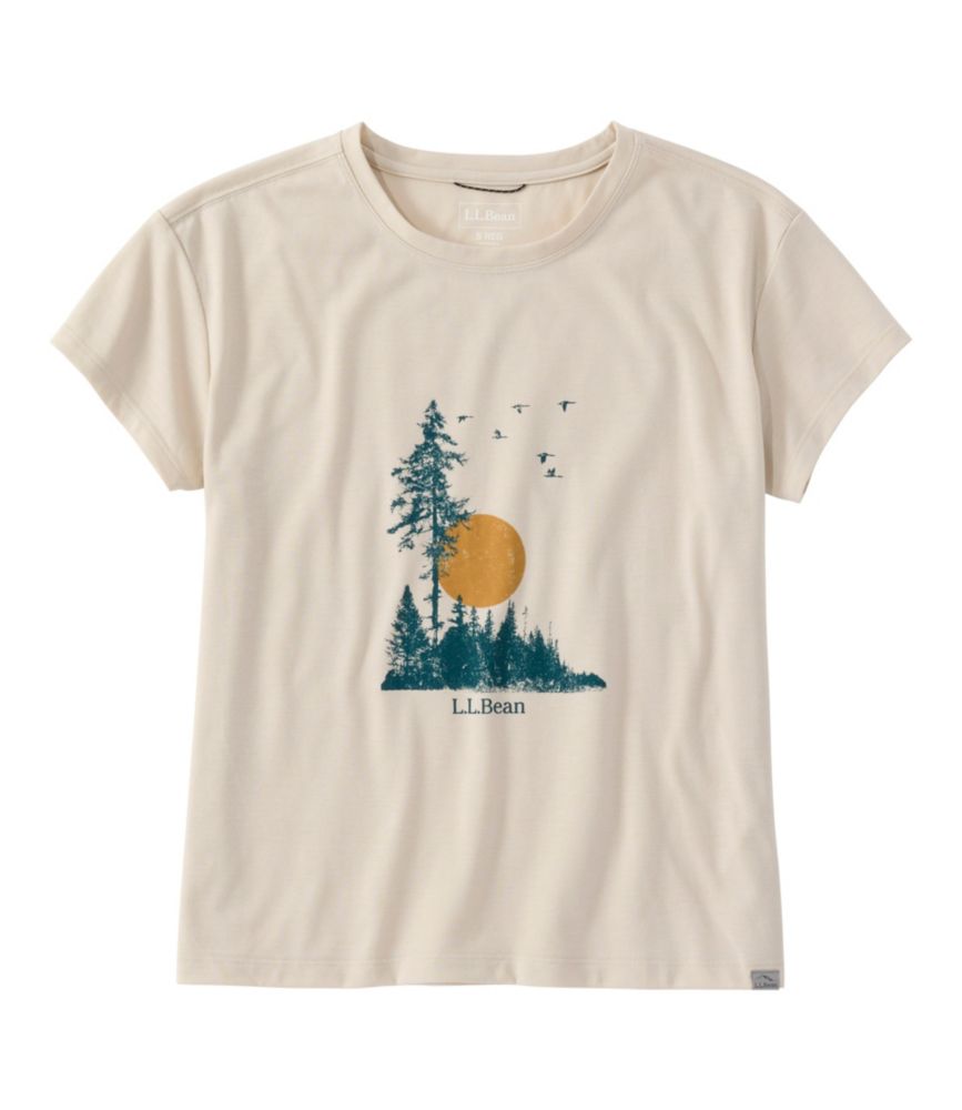Women's Mountainside Crewneck Tee, Short-Sleeve Graphic