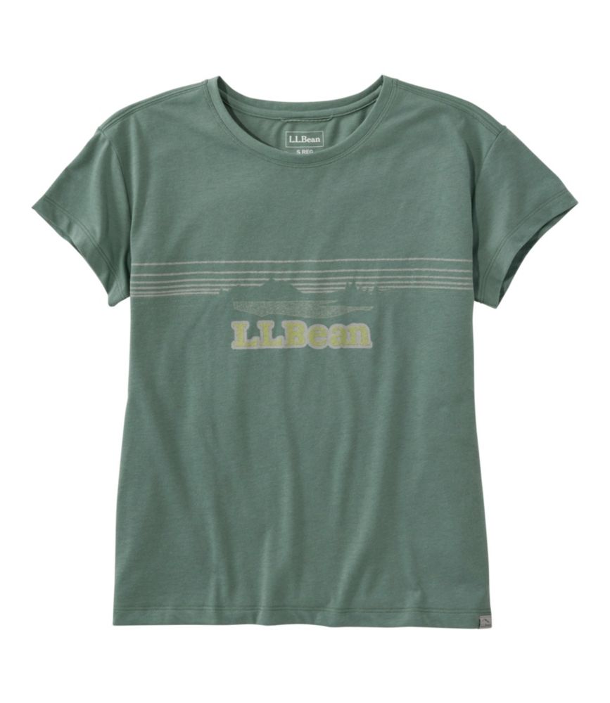 Deep Sea Green Retro Katahdin Graphic