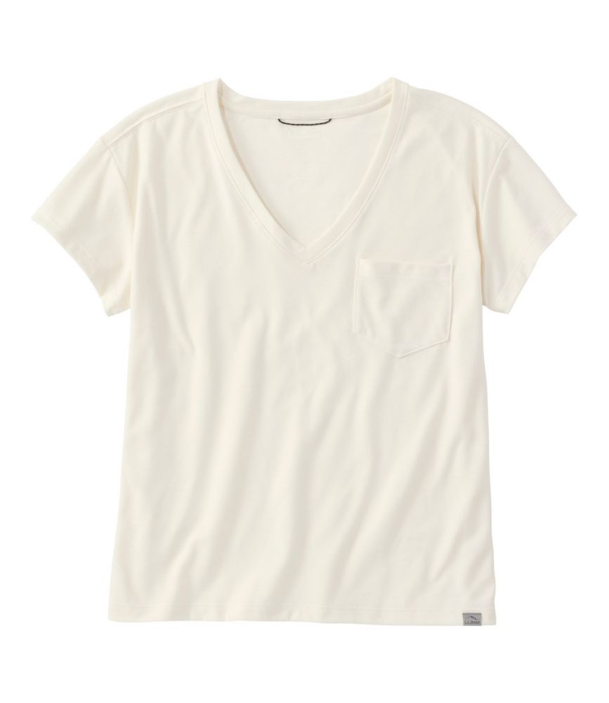 Women's Mountainside V-Neck Pocket Tee, Short Sleeve