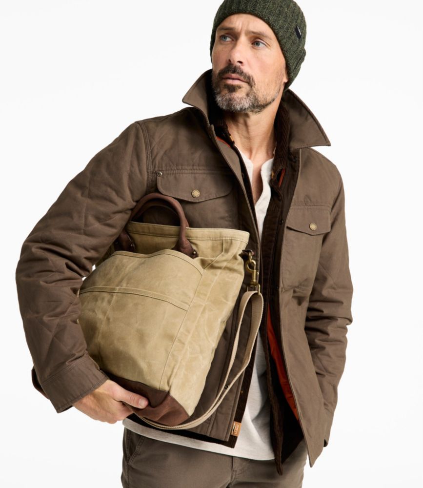 Waxed Canvas Tote, Classic Navy, small image number 5
