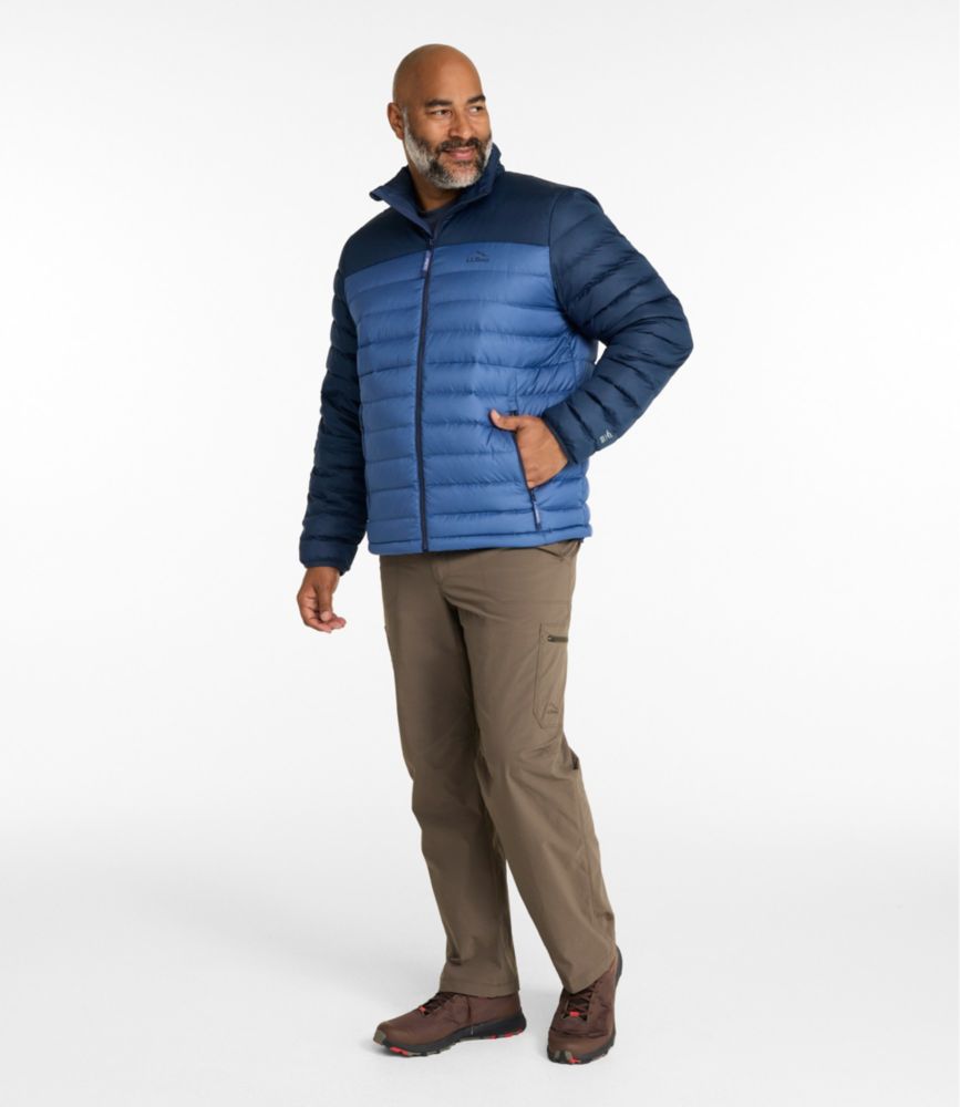Men's Access Down Puffer, Colorblock, Nautical Navy/Bordeaux, small image number 8