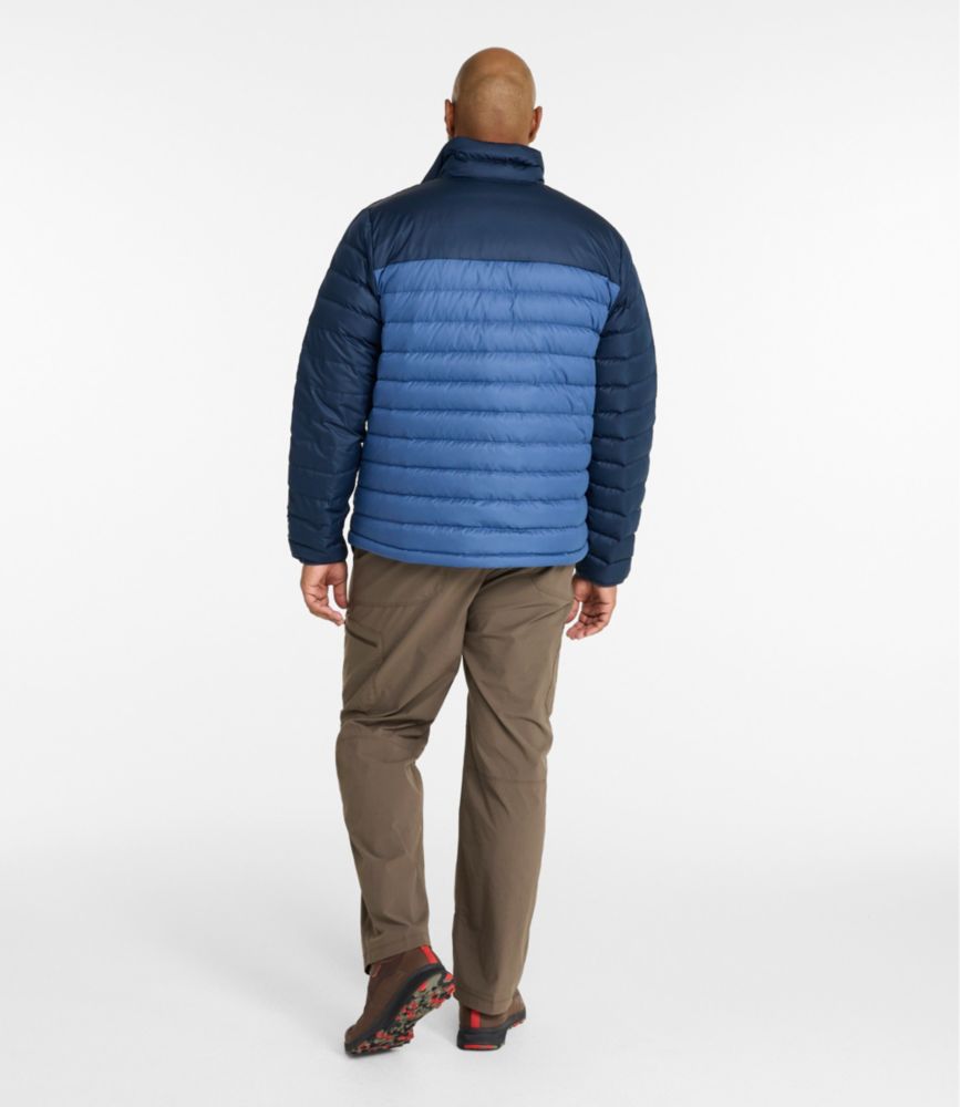 Men's Access Down Puffer, Colorblock, Nautical Navy/Bordeaux, small image number 9