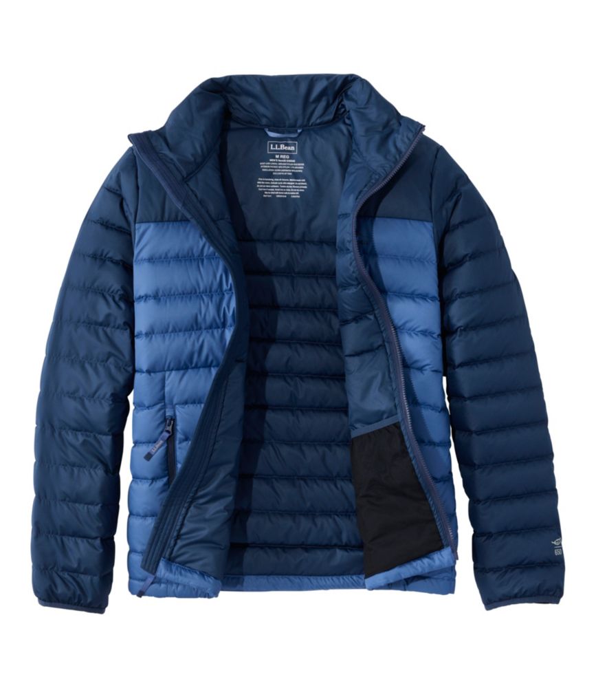 Men's Access Down Puffer, Colorblock, Nautical Navy/Bordeaux, small image number 10