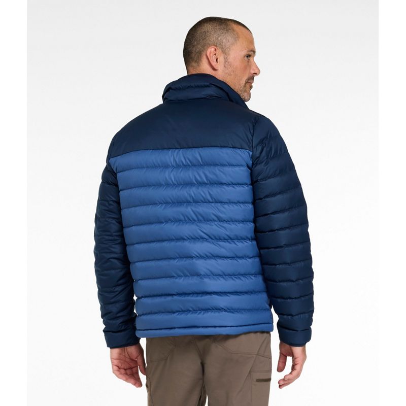 L.L.Bean Men's Access Down Puffer, Colorblock Small NWT image 3