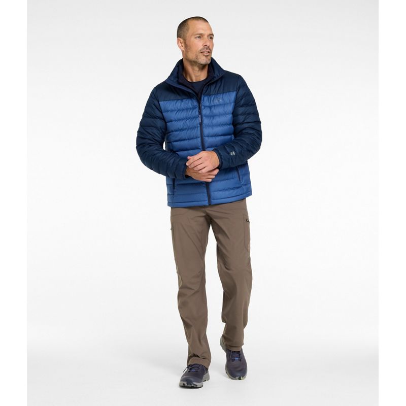 L.L.Bean Men's Access Down Puffer, Colorblock Small NWT image 4