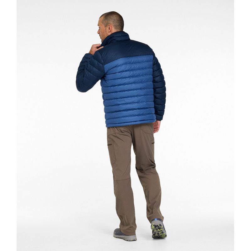 L.L.Bean Men's Access Down Puffer, Colorblock Small NWT image 5