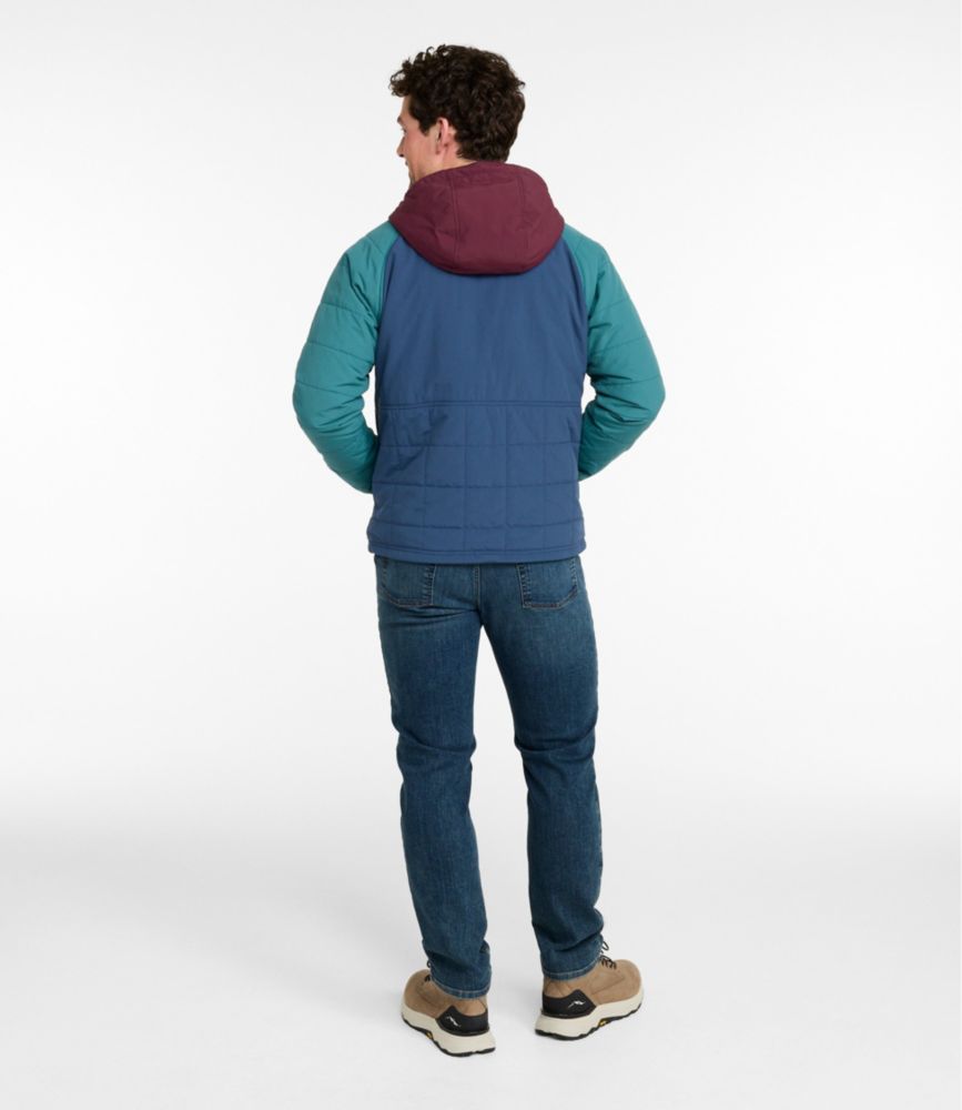 Men's Mountain Classic Insulated Anorak, Colorblock, Dark Cinder/Silver Sand, small image number 5