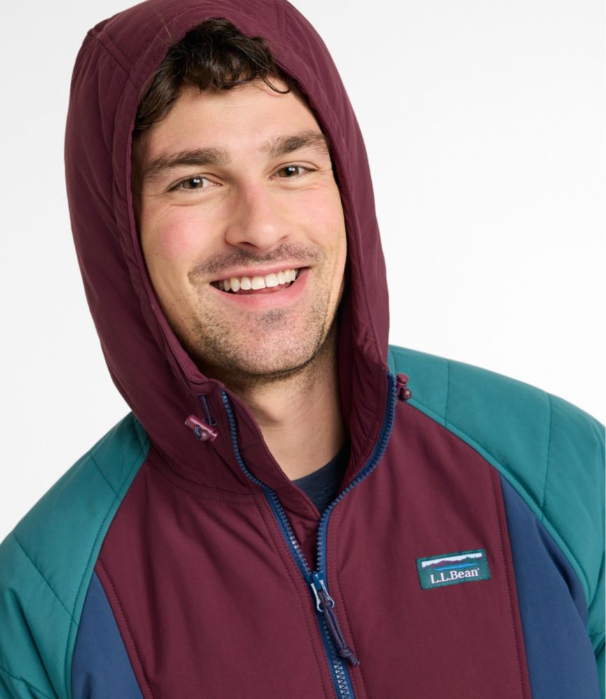 Men's Mountain Classic Insulated Anorak, Colorblock, Dark Cinder/Silver Sand, small image number 6