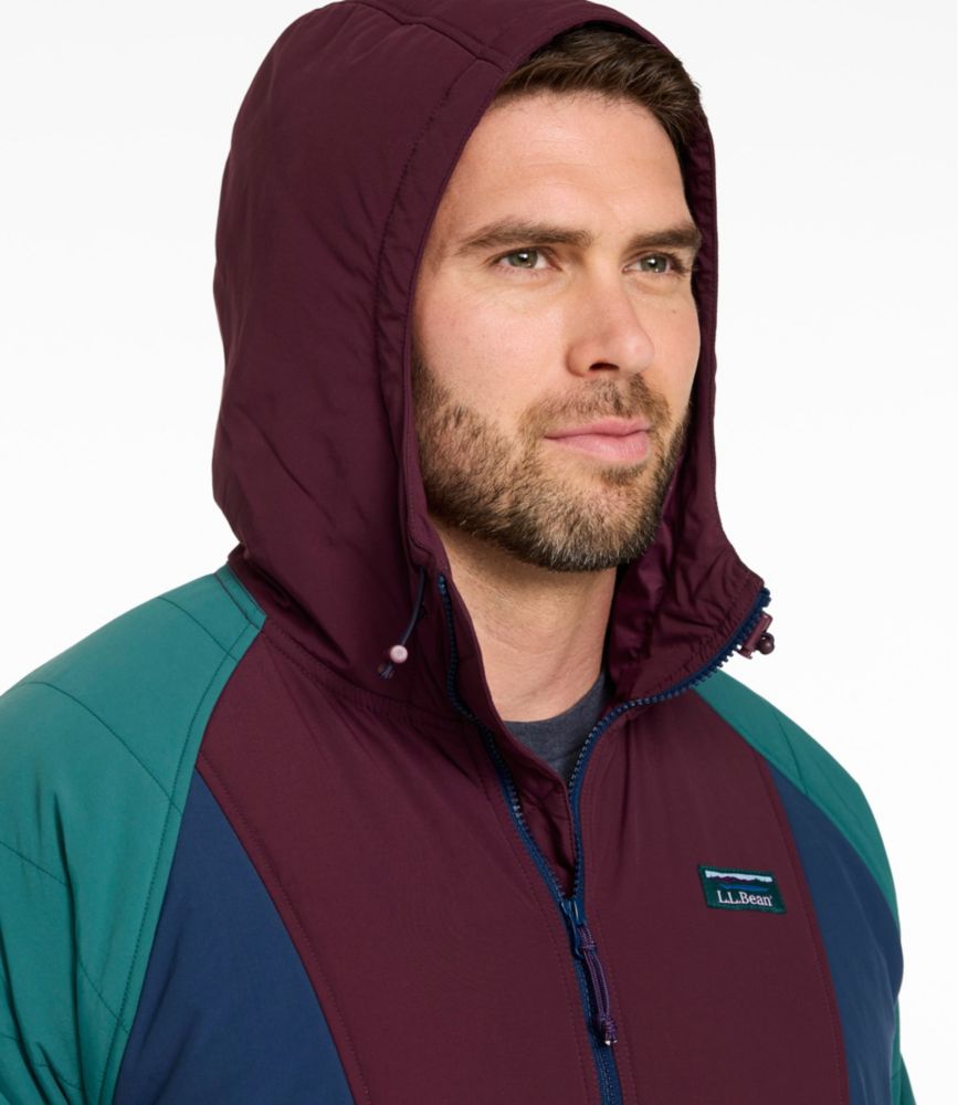 Men's Mountain Classic Insulated Anorak, Colorblock, Dark Cinder/Silver Sand, small image number 11